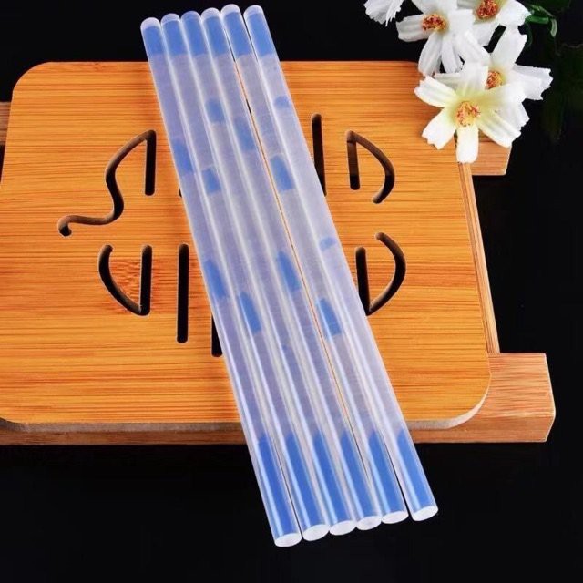 Cây keo nến dài 25cm gắn hoa, làm đồ handmade DIY tiện dụng