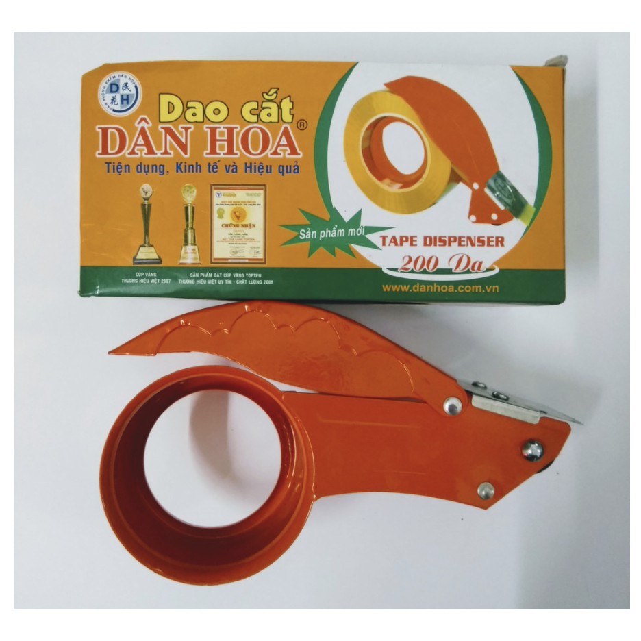 Nowship] Cắt Băng Keo Lớn Cầm Tay 5F, Cắt Keo 100-200 Yard Dân Hoa - Dán Thùng Carton