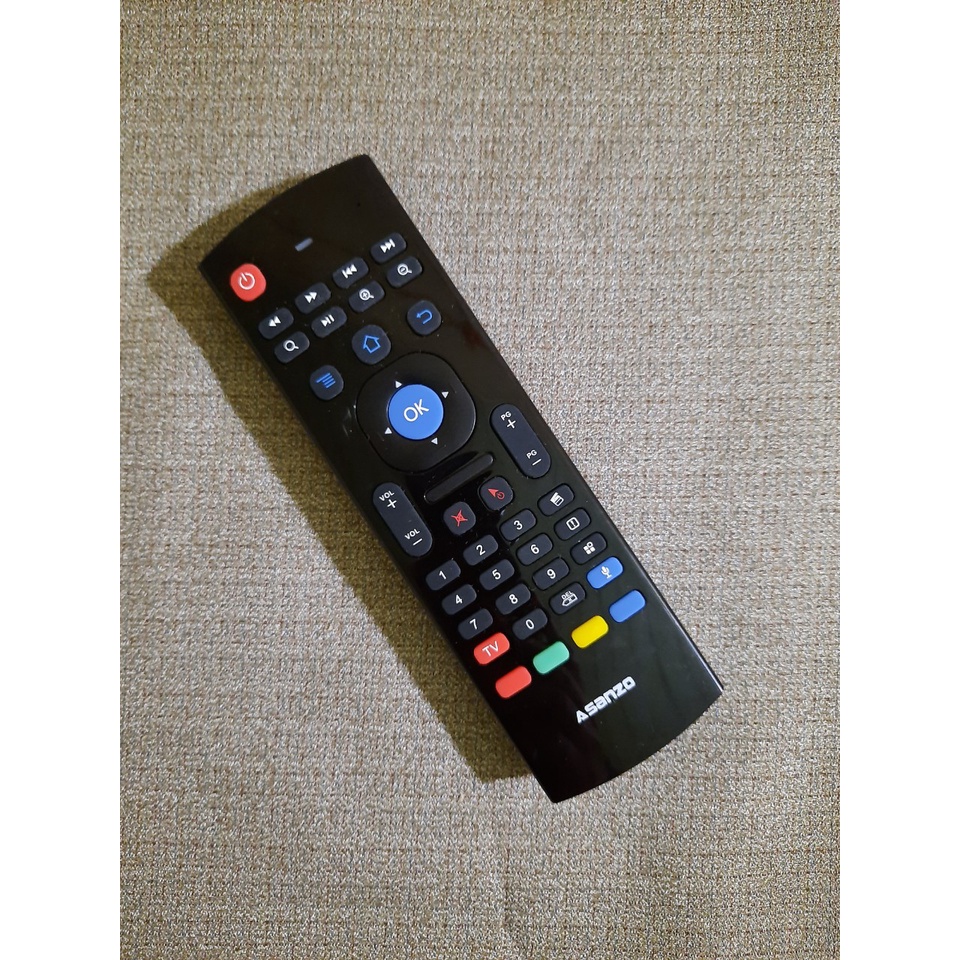 Remote Điều khiển TV Asanzo giọng nói kiêm chuột bay có bàn phím tiện lợi- Hàng chính hãng 100% Tặng kèm Pin!!!