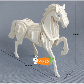 Mô hình lắp ráp gỗ 3D Con ngựa