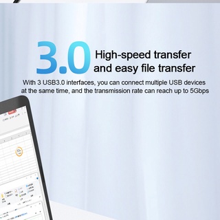 Hub chia 4 cổng USB 3.0 tốc độ cao

