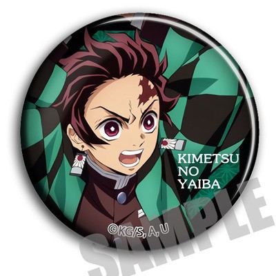 Combo 7 huy hiệu cài áo IN HÌNH Kimetsu no Yaiba Thanh gươm diệt quỷ ver bát giác anime chibi dễ thương