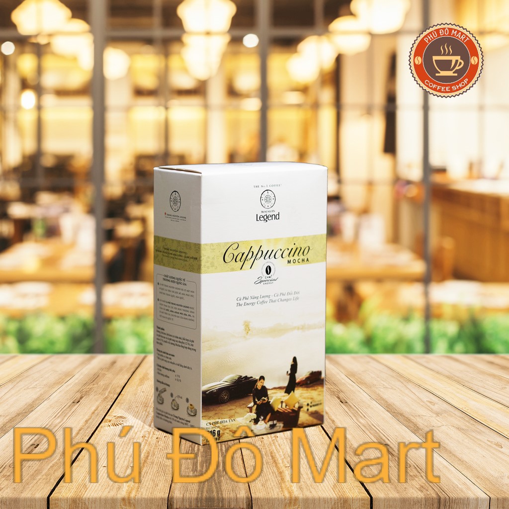 ( Combo 06 Hộp ) Cà Phê Sữa Hòa Tan Trung Nguyên Legend Cappuccino vị Mocha / Hazenut / Coconut