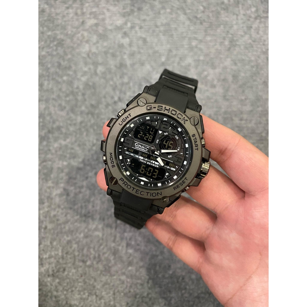 Đồng hồ Nam  MTP mã hiệu GTS8600, chống shock, viền thép, cá tính, mạnh mẽ. Đồng hồ quân ngũ