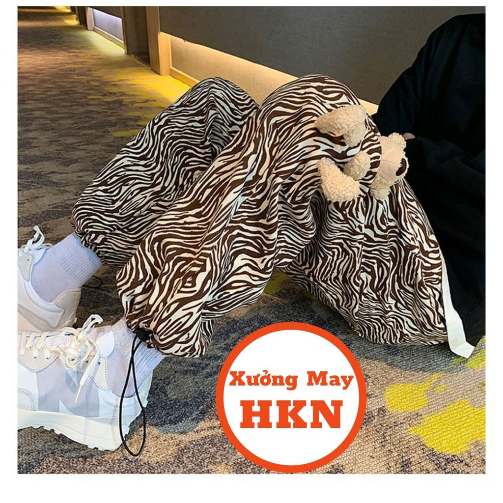 Quần Loang Vằn Chất Da Cá Nam Nữ Dày Dặn In Chuyển Nhiệt Ko Phai Mã 106 Xưởng May HKN