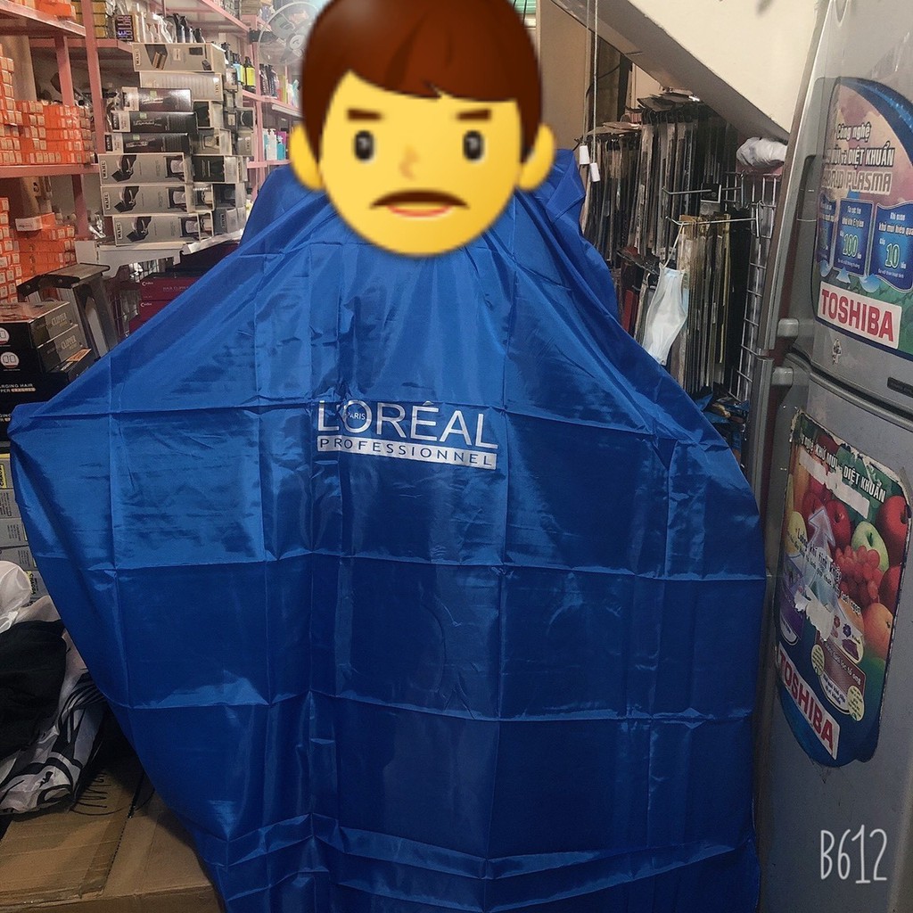 Aó choàng cắt tóc baber dành cho tiệm salon tóc