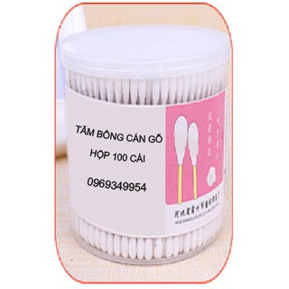 Tăm bông cán gỗ