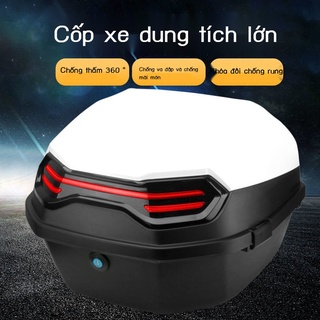 Cốp điện xe máy phổ thông dày hộp đuôi xe máy lớn