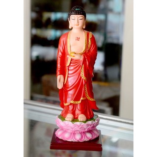 Tượng đức phật a di đà đứng cao 21cm