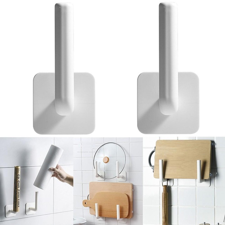 Móc Dán Tường Chữ L Đa Năng