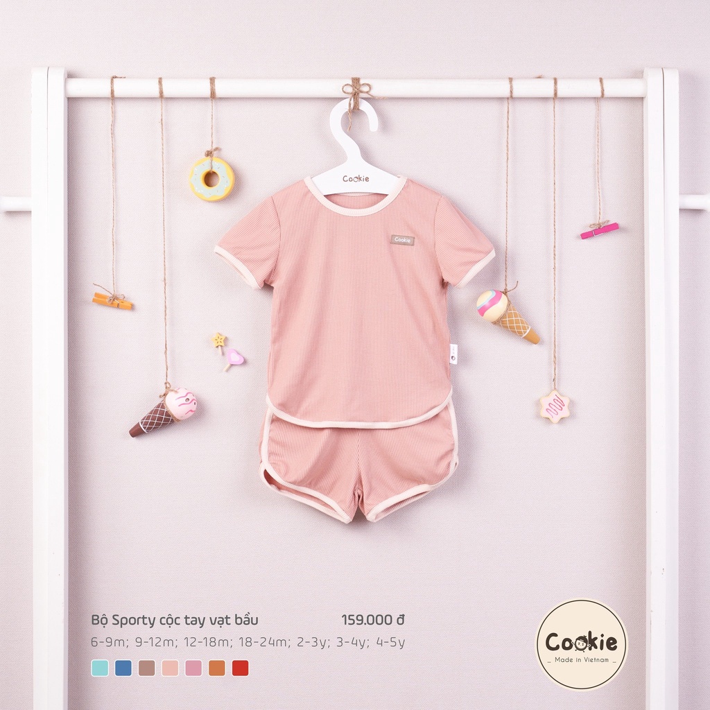 Bộ Sporty cộc tay Cookie