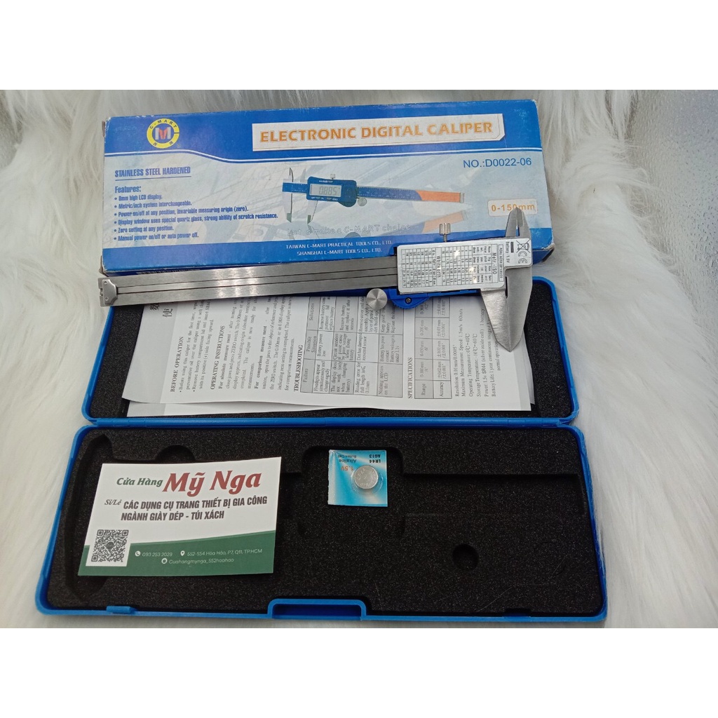 Thước kẹp điện tử C-mart - thước đo 150mm