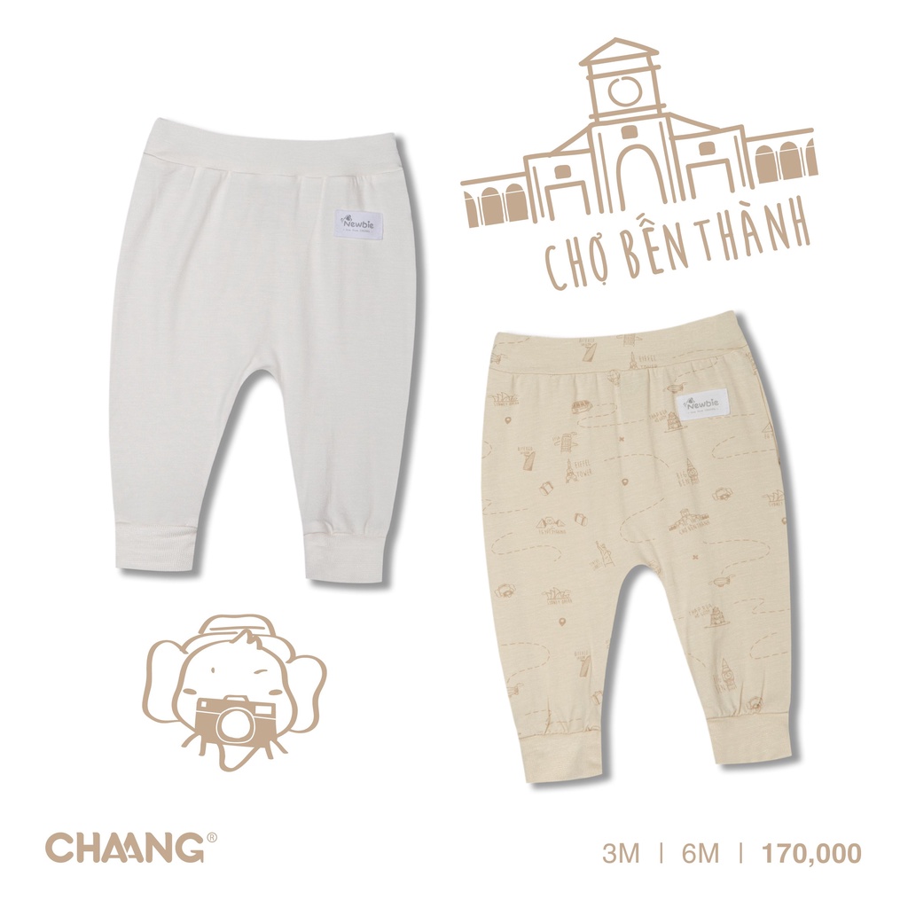 CHAANG Quần Sơ Sinh Cho Bé Chất Liệu Cotton