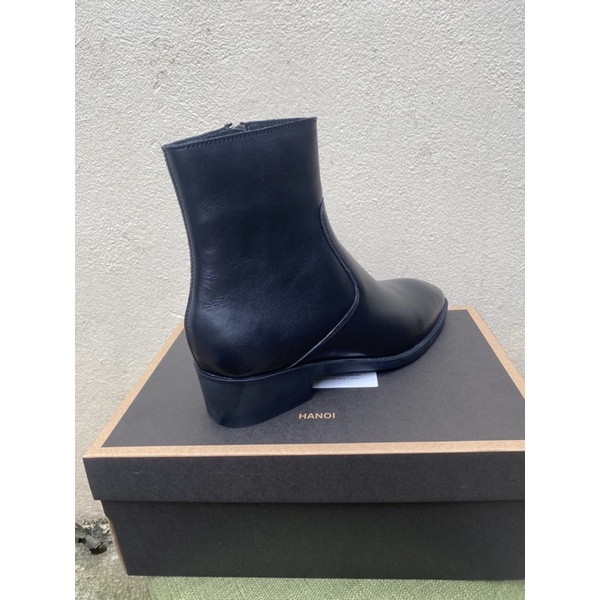 4cm Heels Zipper Boots da bò | WebRaoVat - webraovat.net.vn