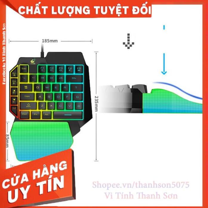 COMBO Bàn phím giả cơ FREE WOLF K15 và Bộ Chuyển Đổi FREEWOLF G6 + Chuột chuyên game LIMEIDE 007(Tặng Kèm Lót Chuột)