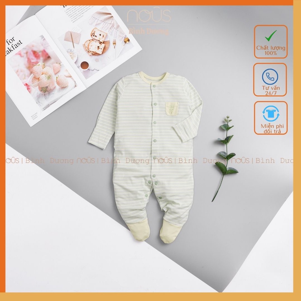 FULL Bodysuit newborn sơ sinh Nous đủ màu - Nous Bình Dương - Bipbipstore [FREESHIP] [HỖ TRỢ ĐỔI TRẢ] [CHÍNH HÃNG]