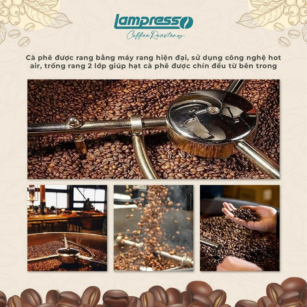 Cà phê Robusta Bảo Lộc túi 500gr đậm đà, đắng dịu - Lampresso Coffee