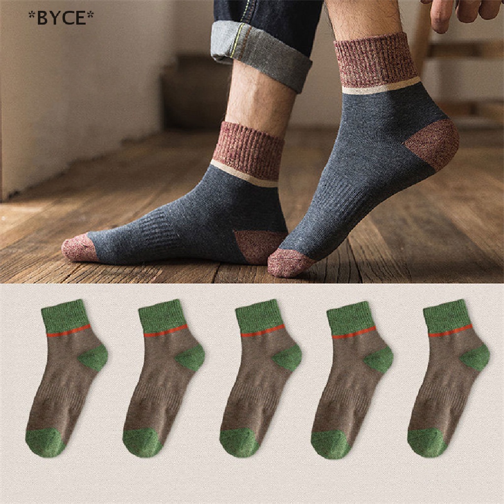 [BYCE] Vớ Thể Thao Chạy Bộ Thấm Hút Mồ Hôi Dày Dặn Ấm Áp Mùa Thu Đông Phong Cách Harajuku Cho Nam [Hot