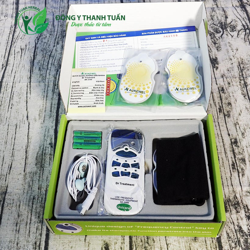 Máy Xung Điện Trị Liệu Tần Số Thấp Aukewel Dr Treatment AK 2000 CHLB Đức - Mẫu mới
