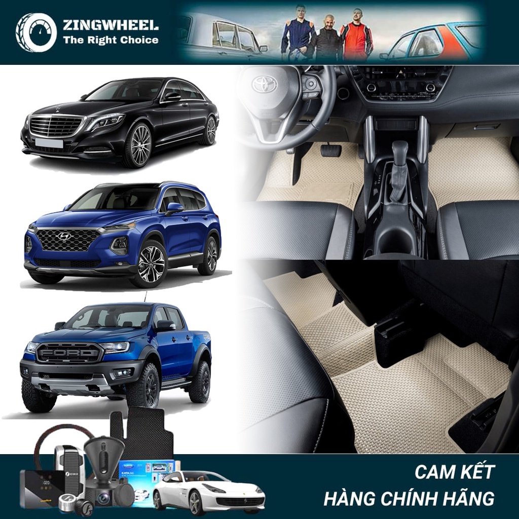 Thảm lót sàn ô tô KATA cho xe 4 chỗ, 5 chỗ, 7 chỗ, bán tải, MPV và tất cả các dòng xe - Không mùi, an toàn, dễ vệ sinh