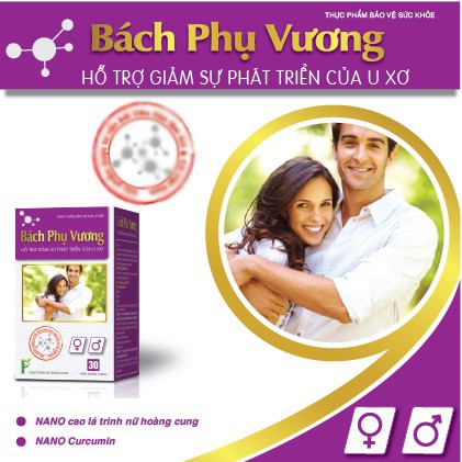 Bách phụ vương cho nữ giới, bách phụ vương hỗ trợ giảm sự phát triển của u xơ - CN03