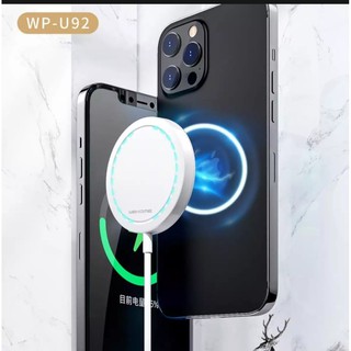 💥💥CHÍNH HÃNG💥💥Đế Sạc Nam Châm Không Dây 15w Wp-u92-u63 Cho Apple Magsafe(11,12, 12pro, 12pro max - Bảo Hành 12 Tháng)