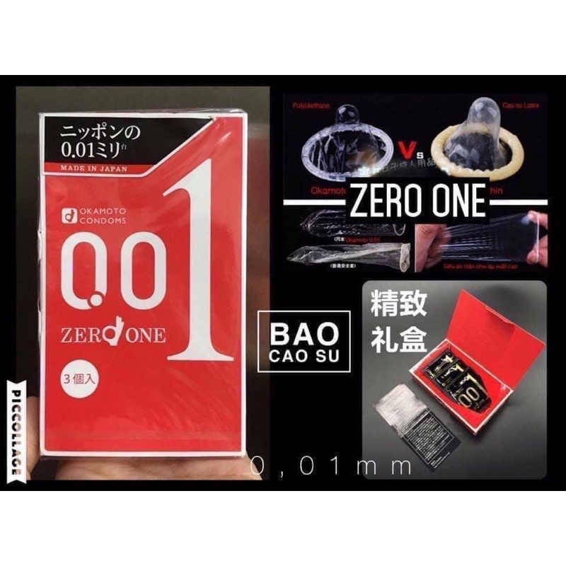 BAO CAO SU MỎNG NHẤT THẾ GIỚI OKAMOTO 0.01 Zero One