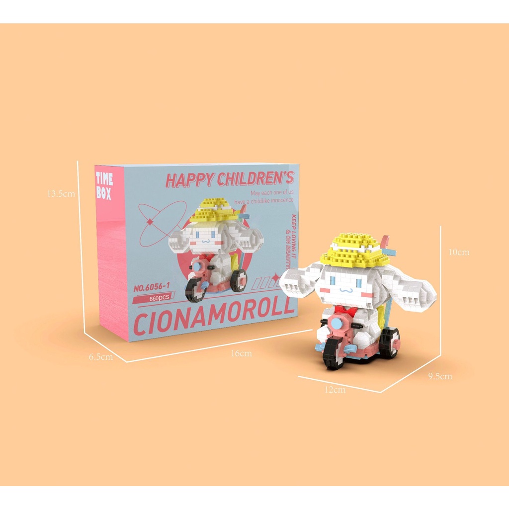 Đồ Chơi Lắp Ráp Mô Hình Chú Chó yugui Nhỏ Nhắn Dễ Thương Cho Bé