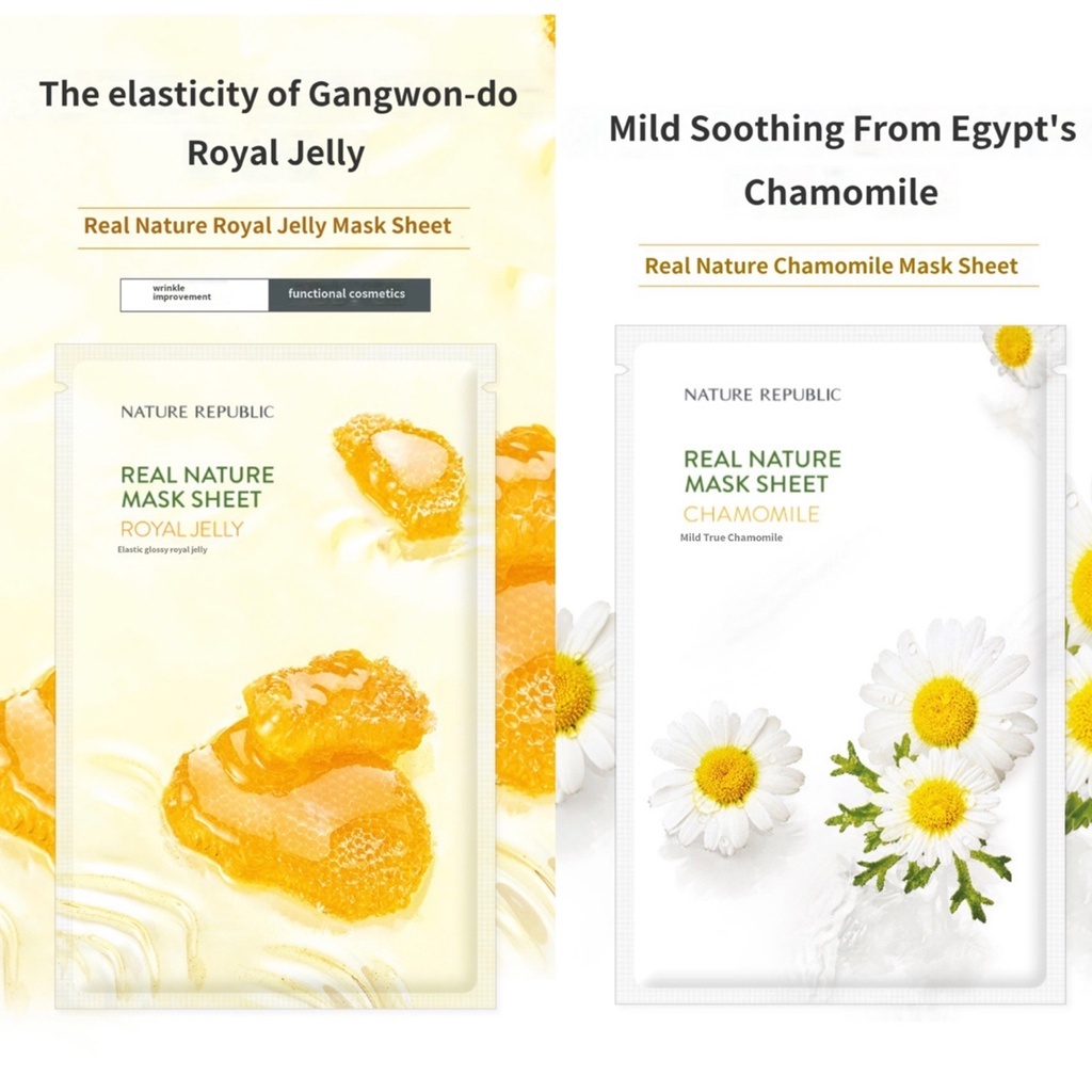 NATURE REPUBLIC Tấm Mặt Nạ Tự Nhiên 14Type
