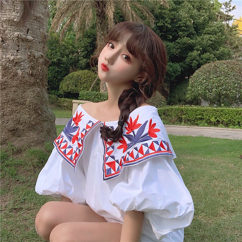 Sơ mi tay bồng siêu yêu