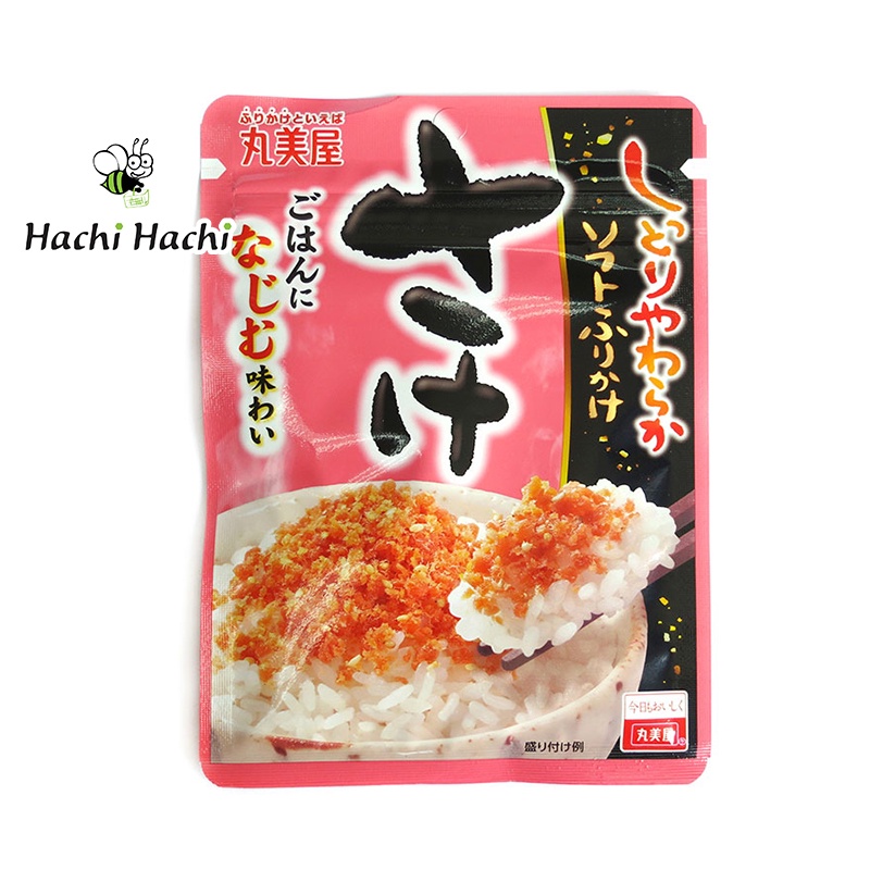 Gia vị rắc cơm vị cá hồi loại mềm Marumiya Shokuhin 28g - Hachi Hachi Japan Shop