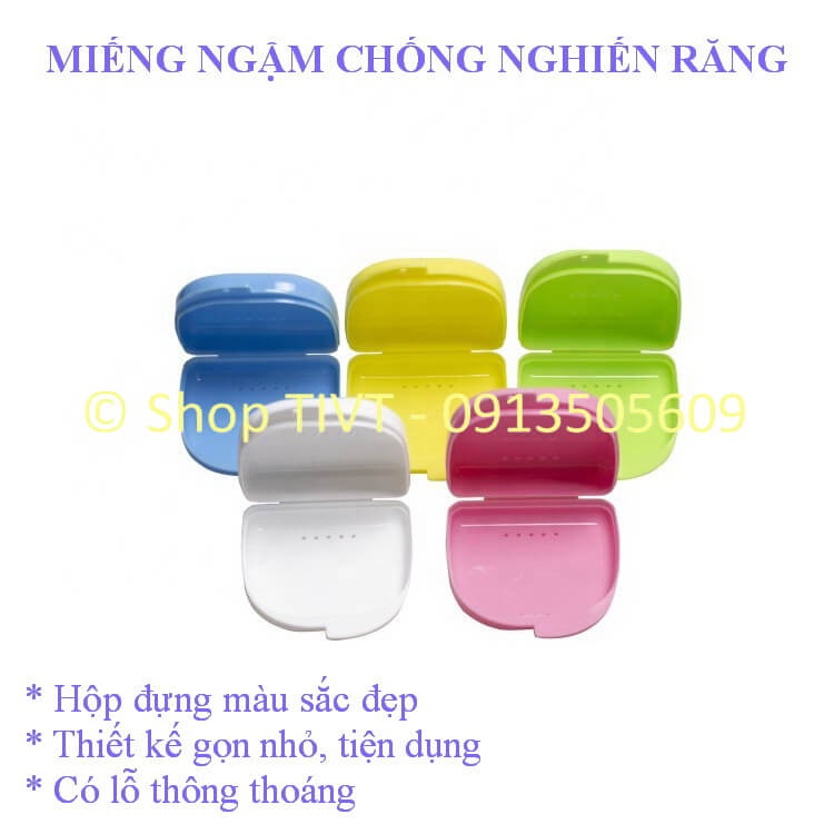 Miếng ngậm chống nghiến răng, bảo vệ răng cho cả người lớn và trẻ em, dễ chịu, không phồng, không cộm trong miệng-TIVT