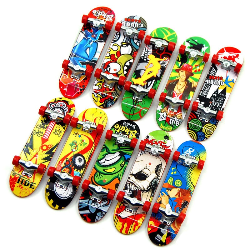 Set 2/4/6 Ván Trượt Ngón Tay Mini Bằng Hợp Kim Cho Bé