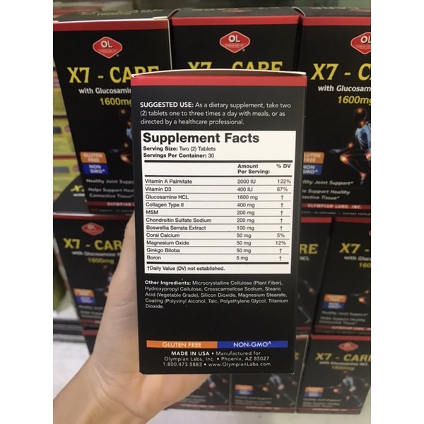 VIÊN UỐNG X7 - CARE chai 60v