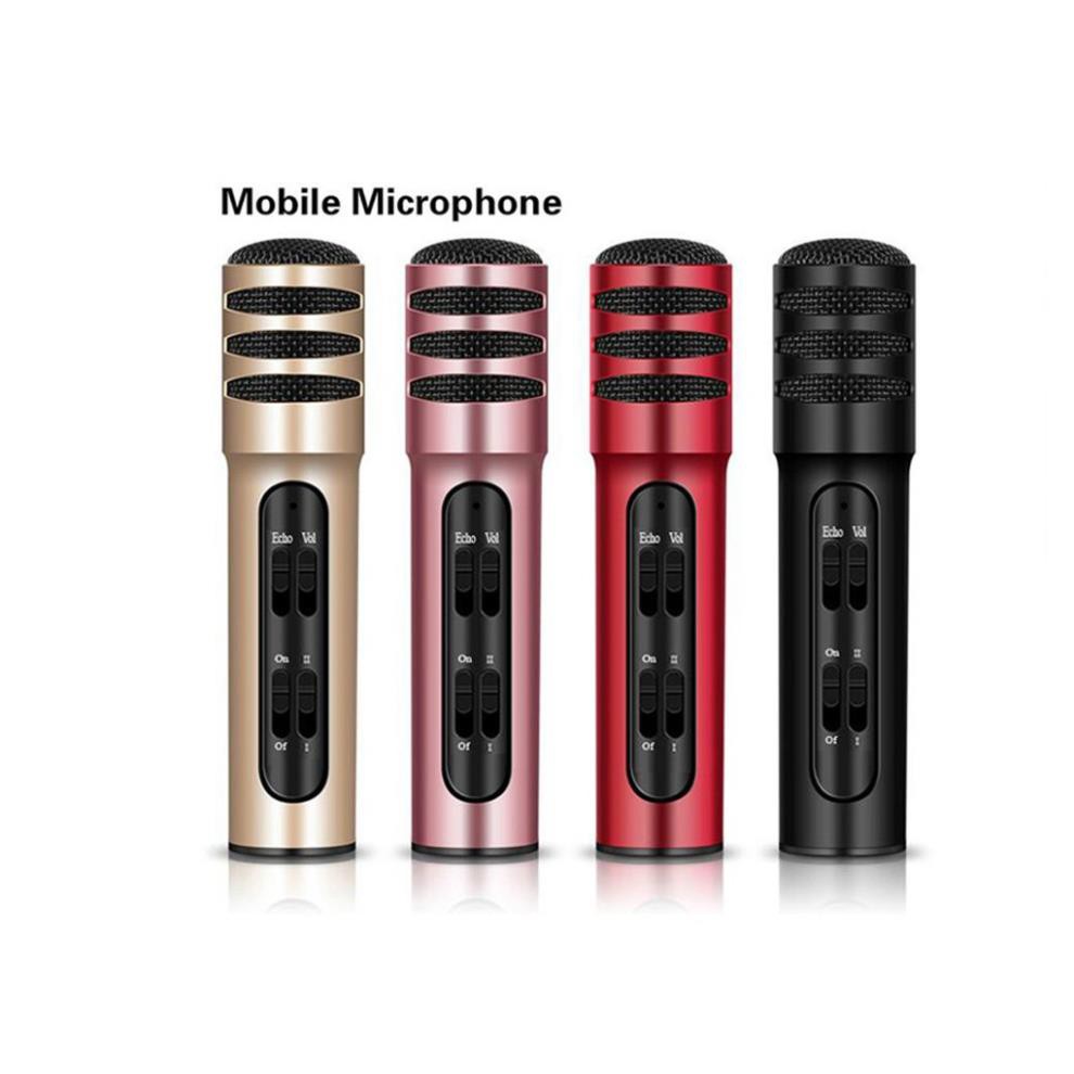 Mic hát karaoke C25, Bộ micro livestream thu âm hát karaoke tích hợp 6 Chế Độ Âm Thanh Giả Giọng