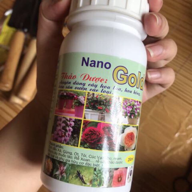 Nano Gold Thảo dược 250 ml - phòng chống côn trùng gây hại cho cây