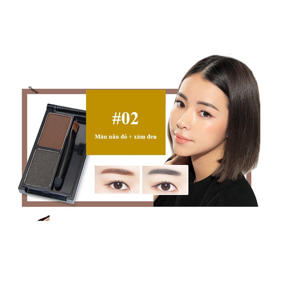 Bột tán chân mày 2 màu/ bột tán mày/ chì kẻ mày/ Eyebrow powder NOVO | BigBuy360 - bigbuy360.vn