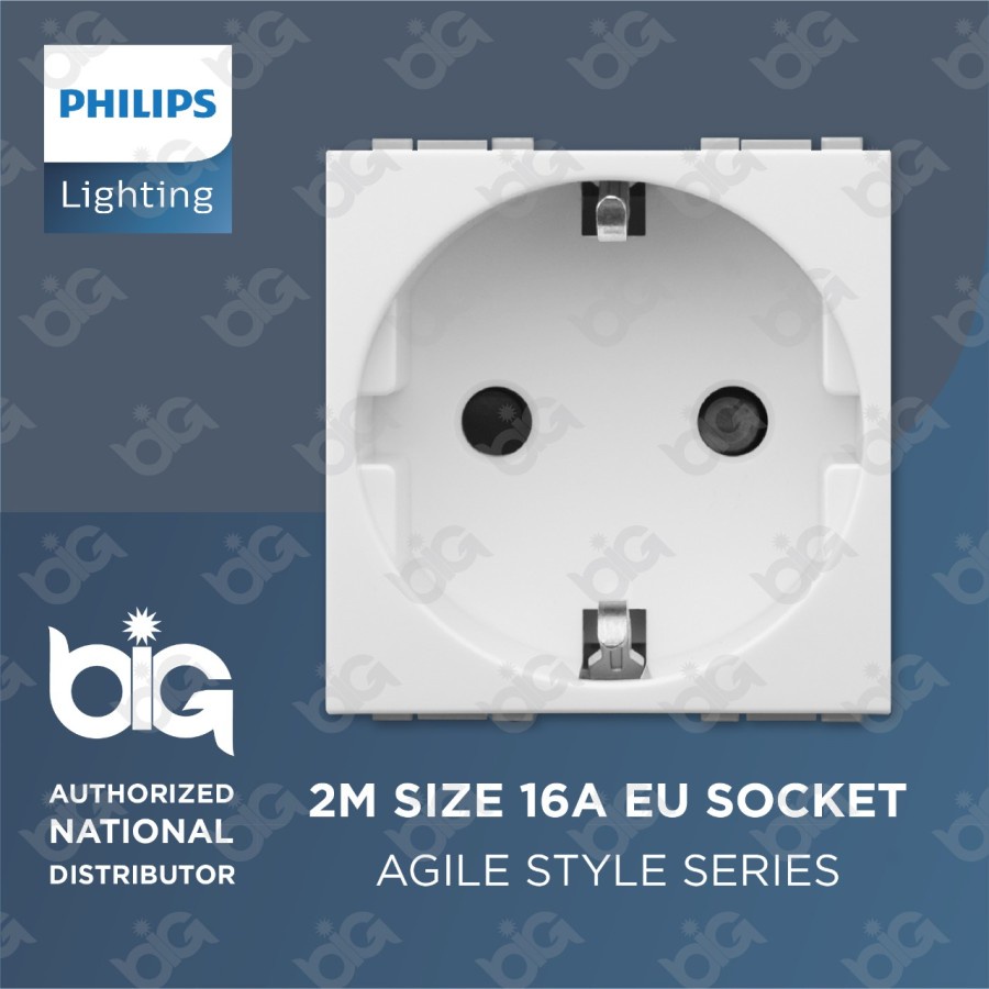 Ổ Cắm Điện Philips Agile Style 2M Kích Thước EU 16A