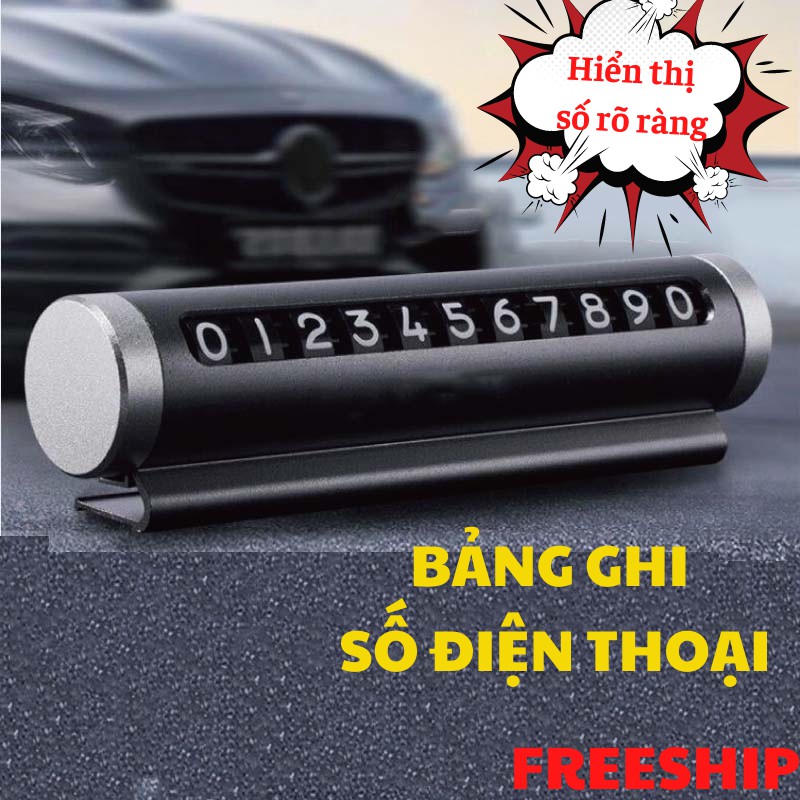 Bảng Ghi Số Điện Thoại, Thẻ Điện Thoại Để Taplo Xe Hơi - AUTO BEN