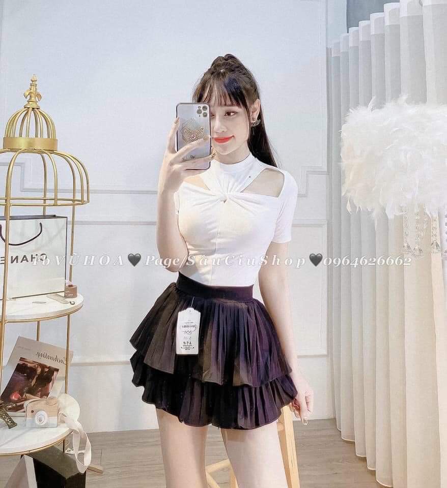 Áo zip xoắn cộc tay | BigBuy360 - bigbuy360.vn