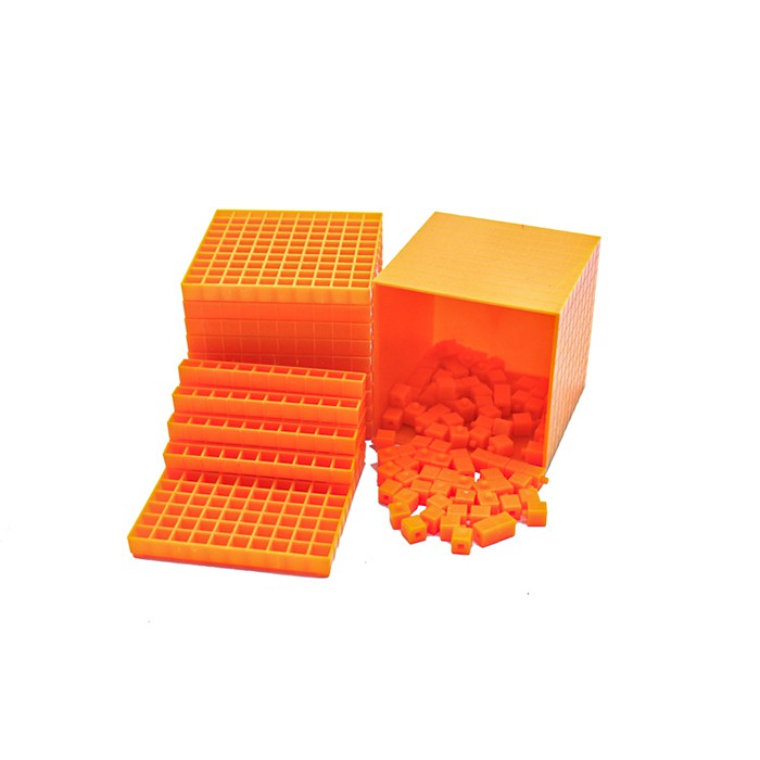 Giáo cụ Montessori học toán hệ thập phân 121 chi tiết