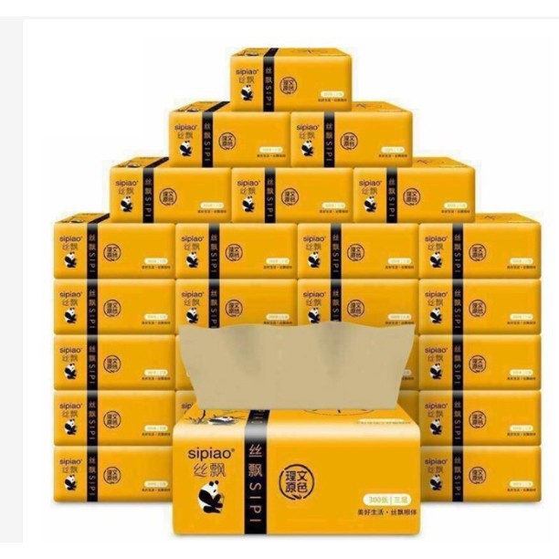 Giấy ăn gấu trúc SIPIAO loại 1 thấm nước dầu hiệu quả