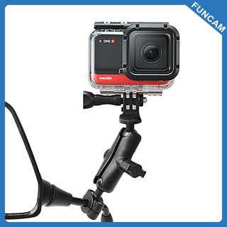 Phụ kiện gắn Gopro lên gương chiếu hậu xe máy