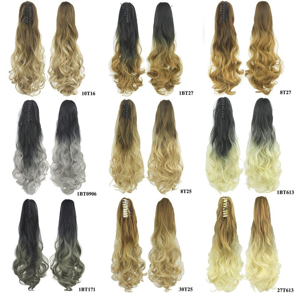 ANEMONE Tóc Giả Đuôi Ngựa 15 Màu Thời Trang Cho Nữ