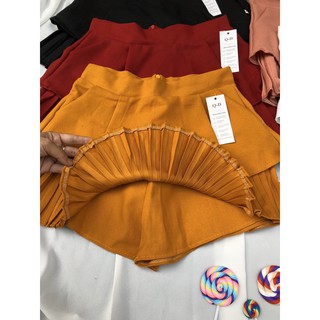 Chân váy xinh dập ly 2 tầng