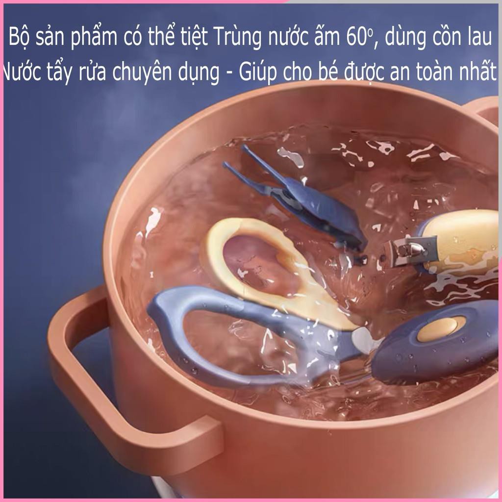 Bộ cắt móng tay cho bé - bấm móng tay sơ sinh an toàn gồm 5 món - Ahimom