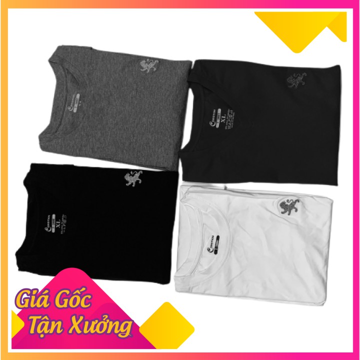 Áo Thun Nam Cổ Tròn EMOTION Vải Cotton Co Giãn - Dày Dặn - Ảnh Shop Chụp