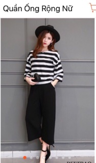 Quần ống rộng Culottes