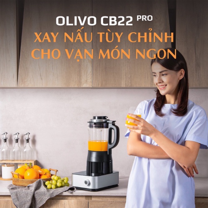 máy làm sữa hạt CB22 PRO máy nấu sữa hạt nấu cháo mịn xay sữa hạt nấu cháo nguyên hạt xay sinh tố xay lạnh xay khô