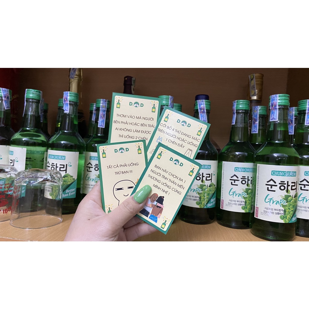Bộ bài &quot;XOÃ &quot; bản đặc biệT-Drinking game hot trend Cho Bữa Tiệc Ăn Nhậu Uống Rượu Bia Bùng Cháy Cuộc Vui &amp; Thăng Hoa Cảm